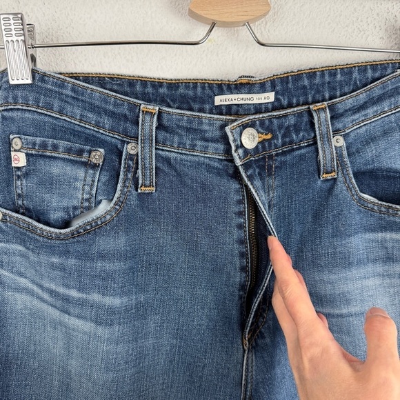 Alexa Chung for AG Premium Denim Jean Straight Leg Classic 31 - Picture 2 of 8